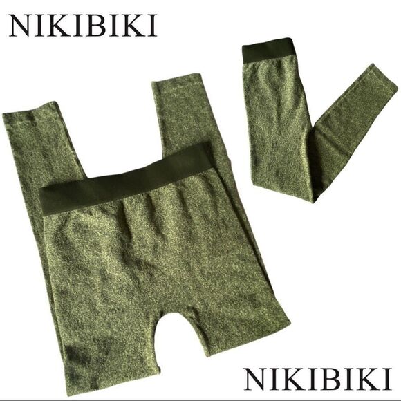 Nikibiki Army Green Leggings   - Picture 1 of 3